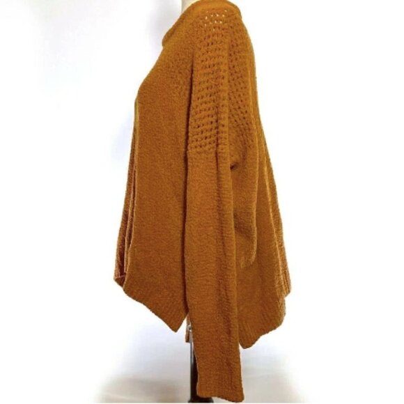 Cupcakes and Cashmere Pullover Sweater Women's Burnt Orange Long Sleeve - Picture 5 of 5